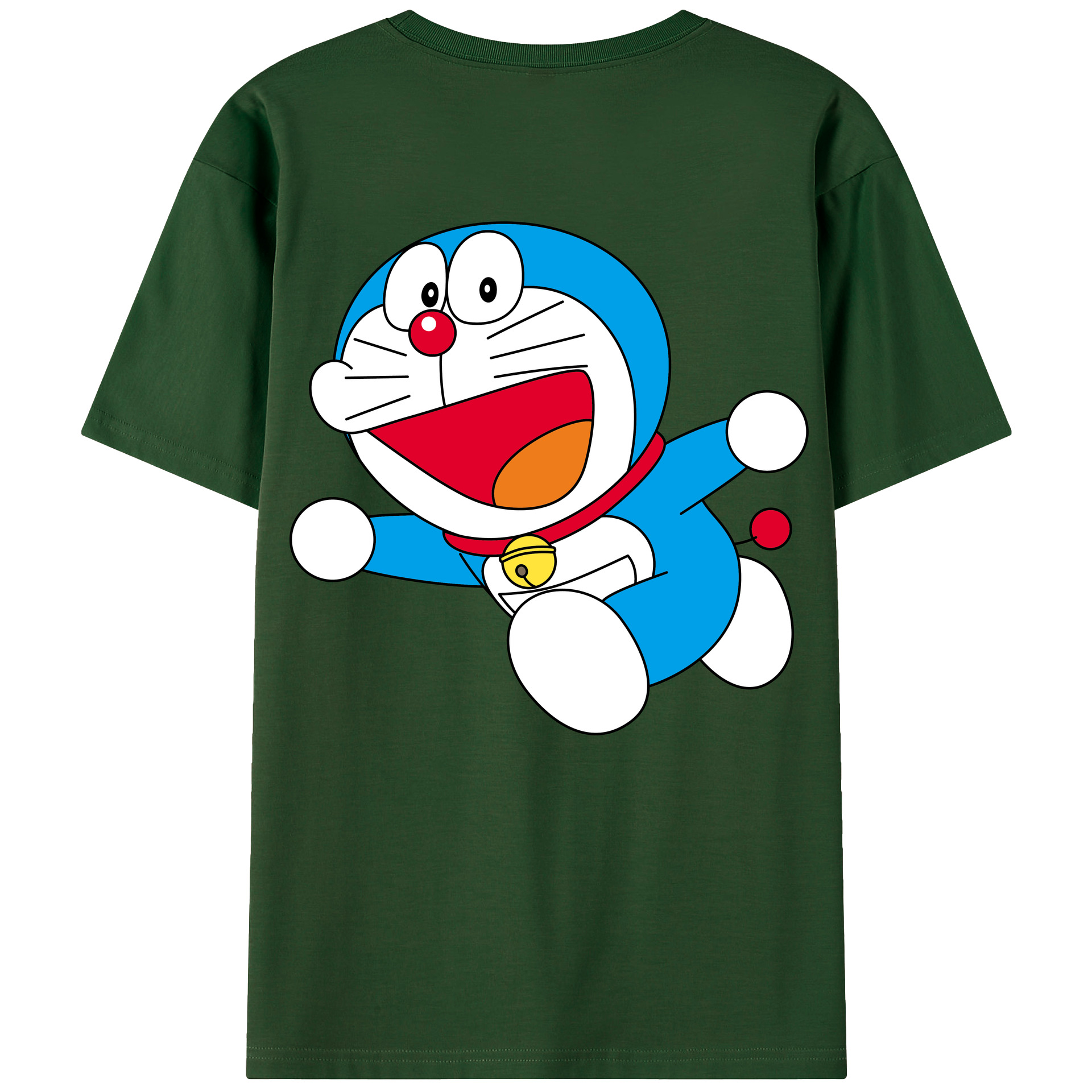 （画像用） ドラえもん Doraemon 綿100％半袖Tシャツ（背面プリント）